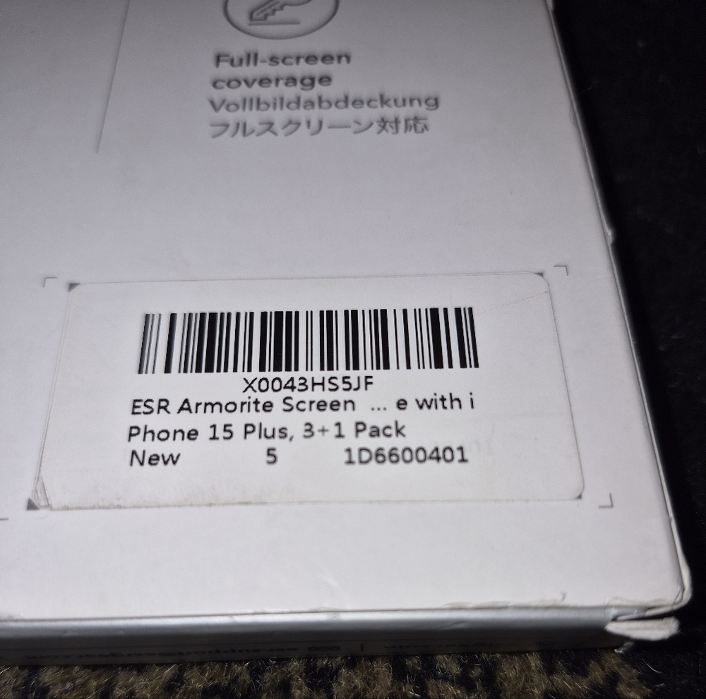 Ultra-Tempered Glass Screen Protector Set - Clear - Picture 3 of 3